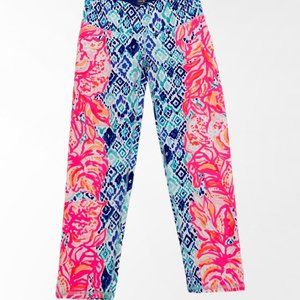 Lilly Pulitzer Luxletic Cropped 21" Leggings Kaleidoscope Jungle Size XS